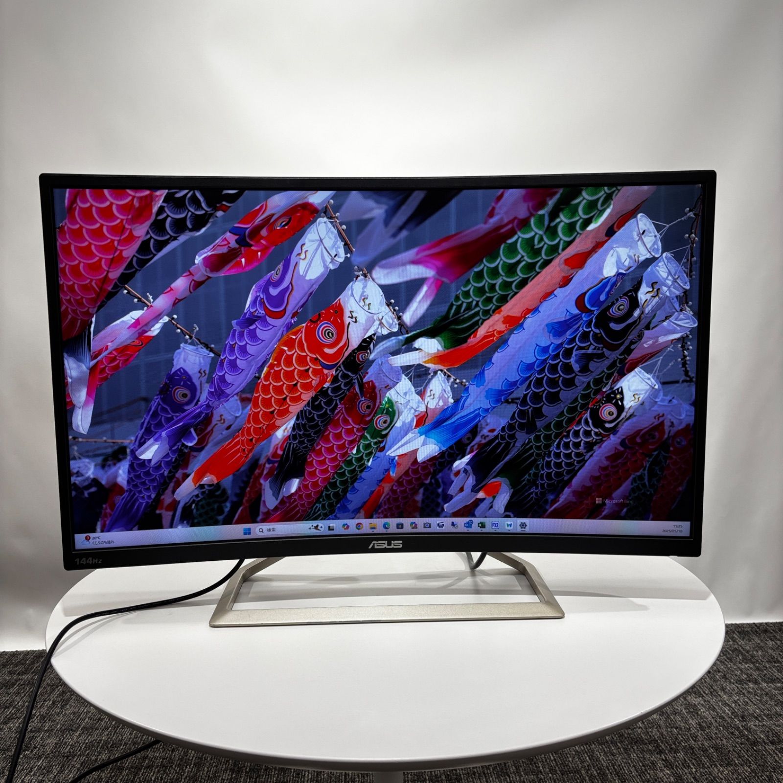 美品】ASUS VA326H 31.5インチ曲面モニター✨ドット抜けなし・動作良好