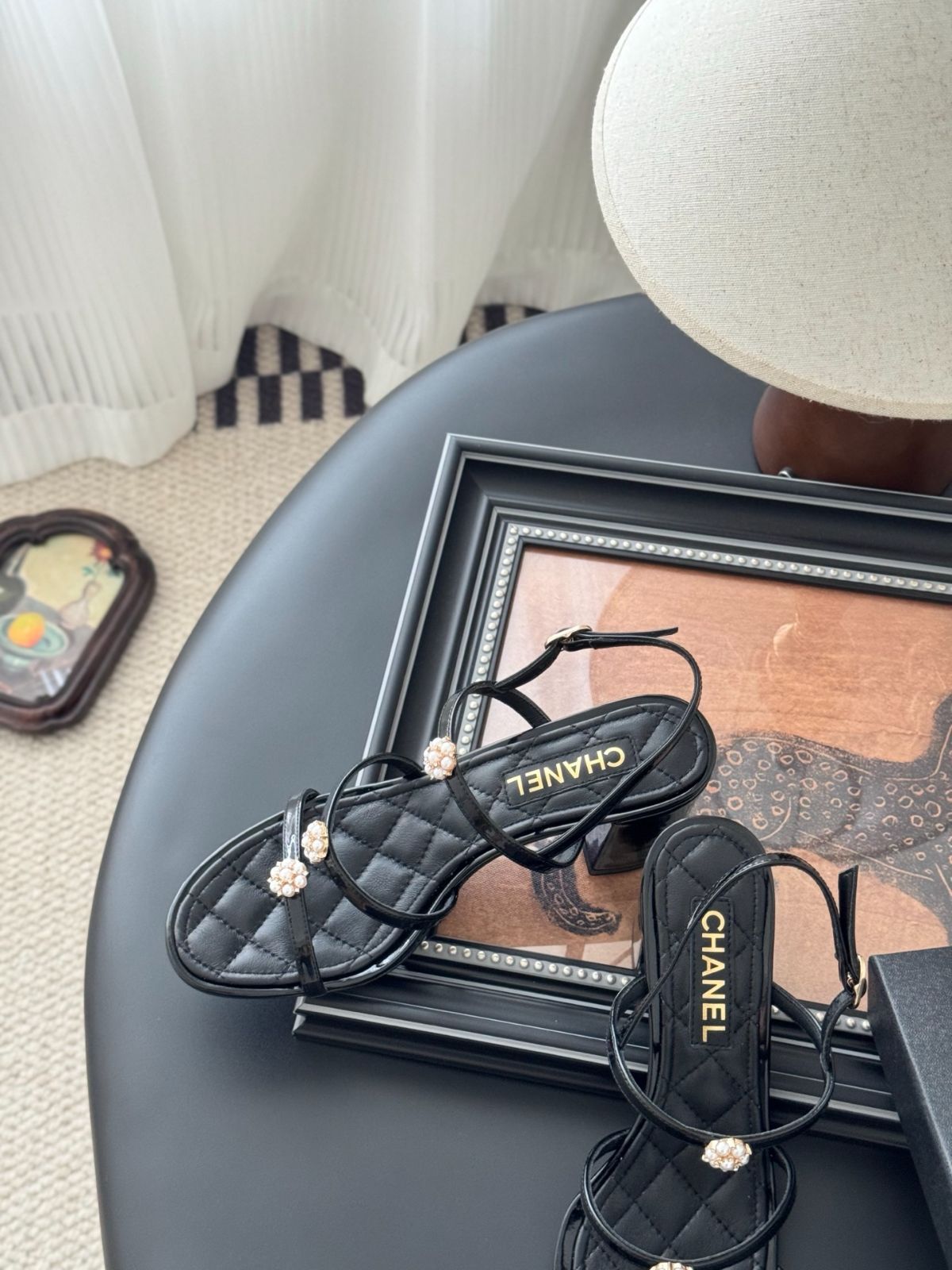 CHANEL サンダル 25P限定 25P限定】編み込み感がオシャレ☆CHANEL☆ダッドサンダル