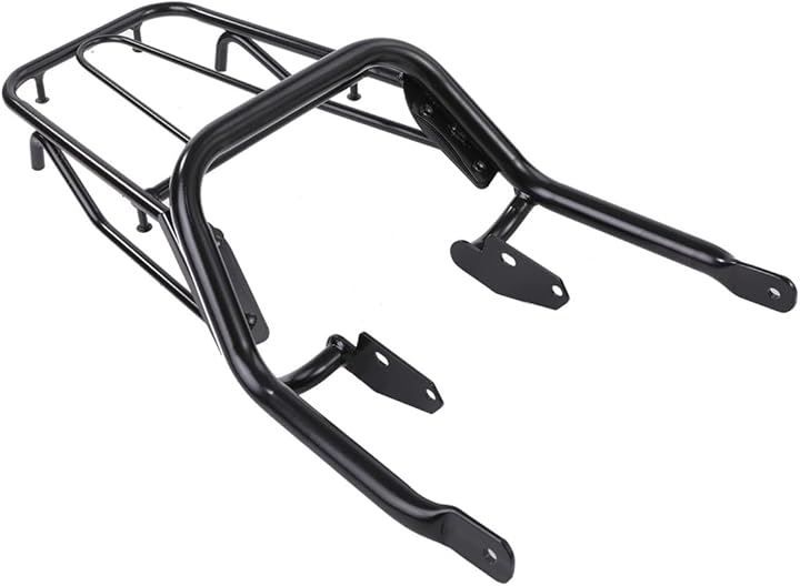 CustomDivine ホンダ FTR223 MC34 リアキャリア 黒 ブラック タンデムバー グラブ バーキャリア 荷台ラック リアフェンダー ツール ボックス 荷物 ホルダー サドルバッグ サポート ツーリング 社外品 カスタム パーツ BRIGHTFACE_UK