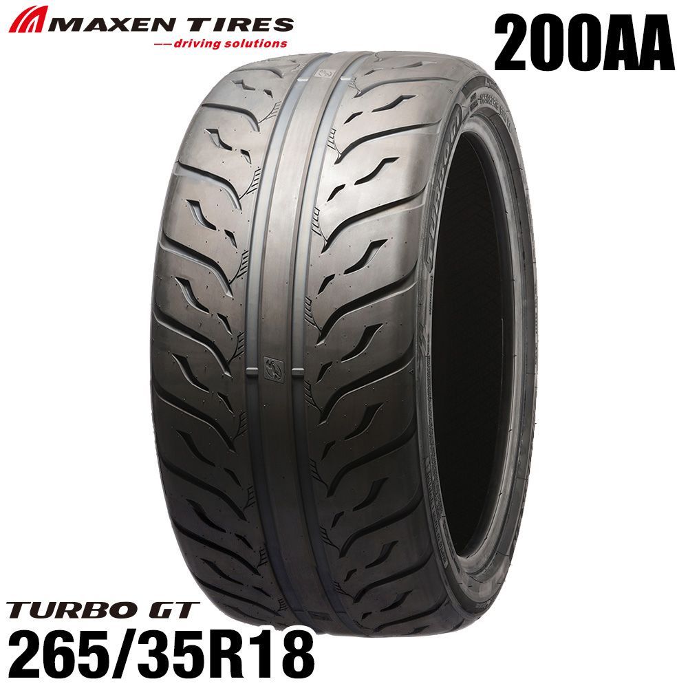 MAXEN マクセンタイヤ TURBO GT 200AA 265 35R18 18インチ ドリフト タイヤ マクセン