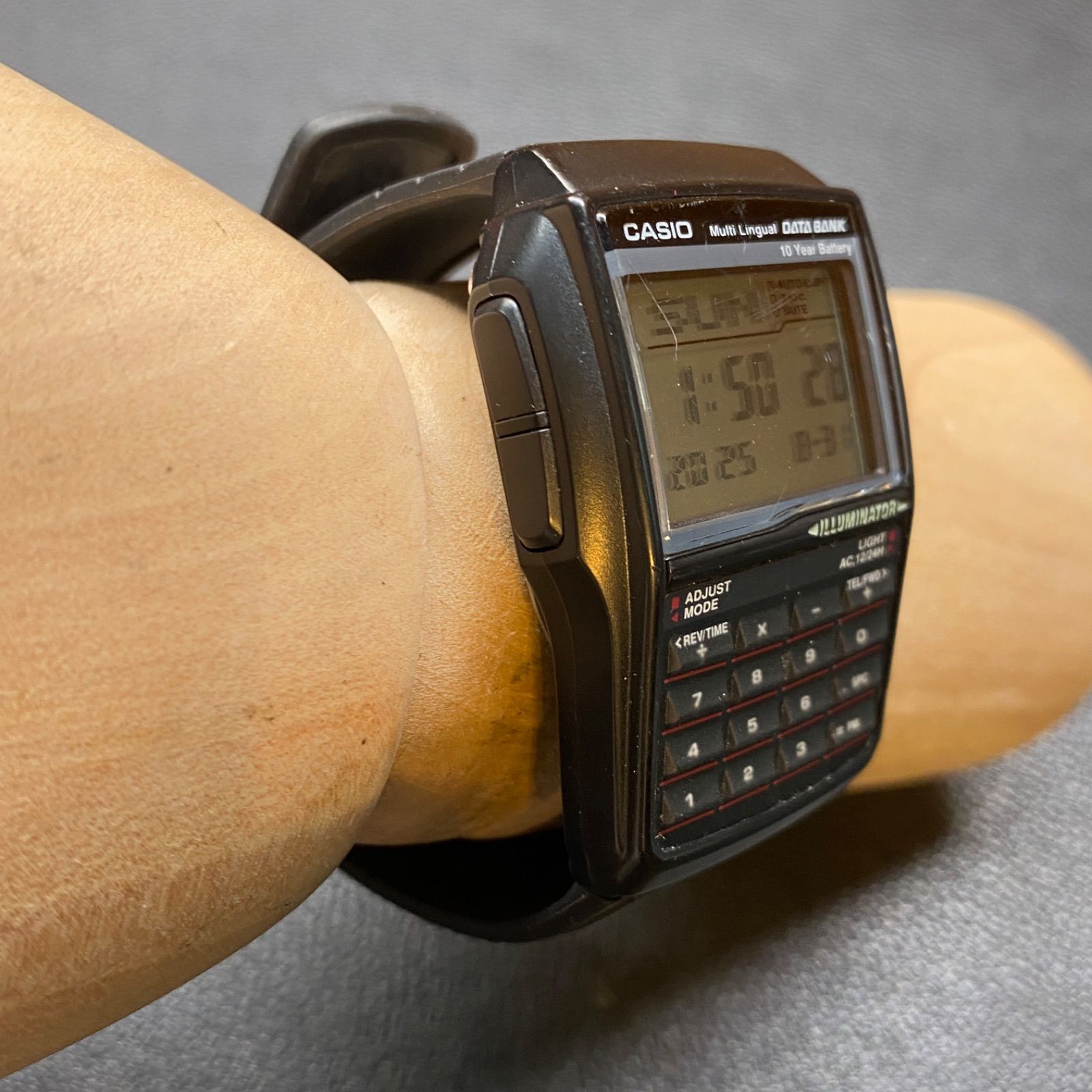 カシオ CASIO DBC-32 データバンク デジタル DATA BANK 計算機 メンズ 