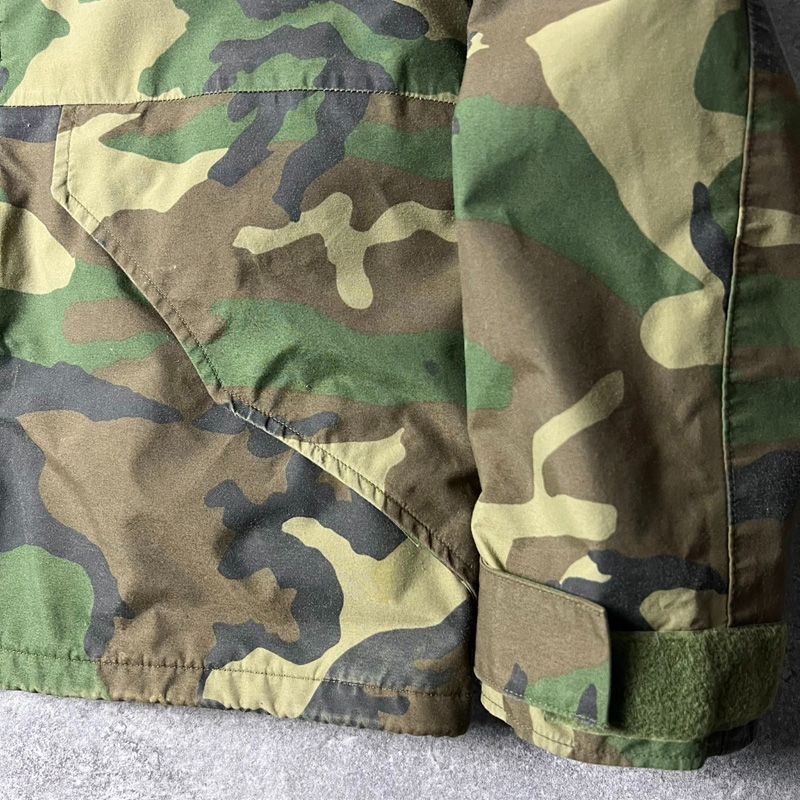 初期型 80s US ARMY 米軍実物 ECWCS 1st Gen ウッドランド カモ 迷彩 