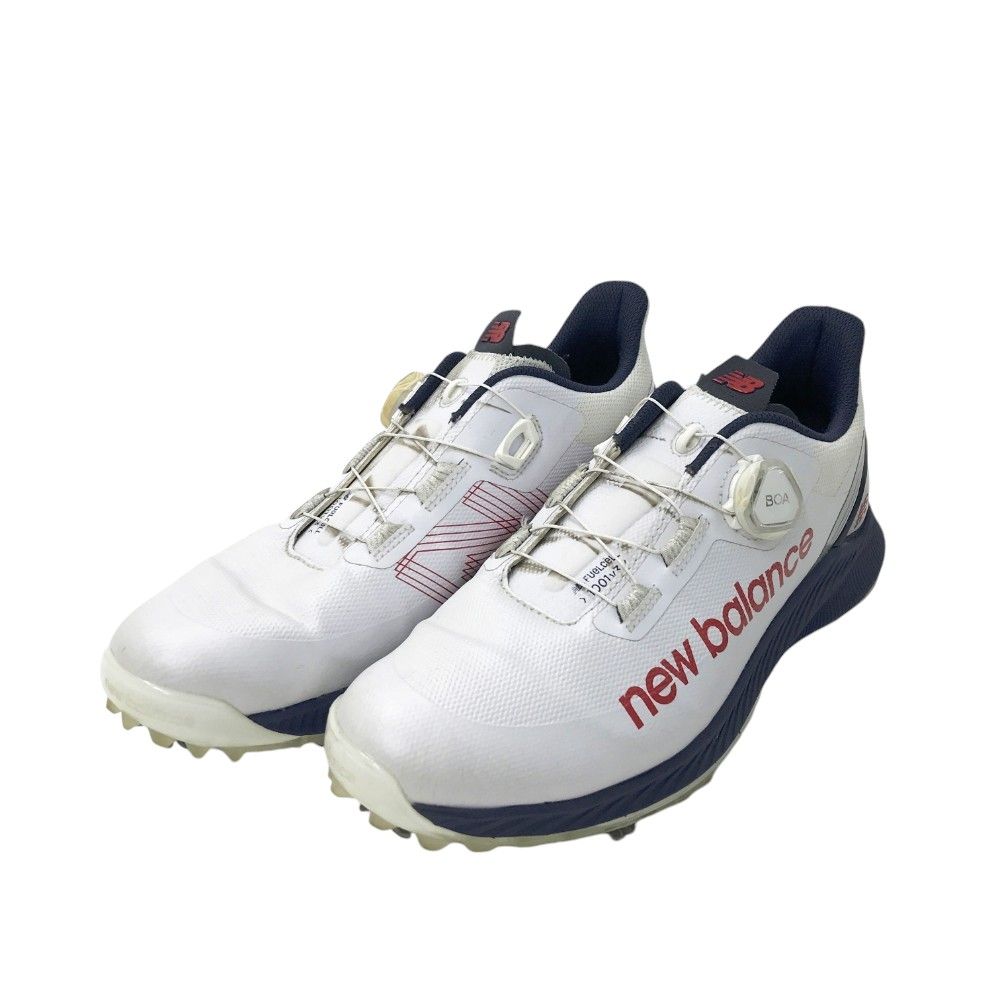 NEW BALANCE GOLF ニューバランス MGB1001T ゴルフシューズ FuelCell 1001V3 BOA  ホワイト系 26.5cm [240101305783] ゴルフウェア メンズ ストスト