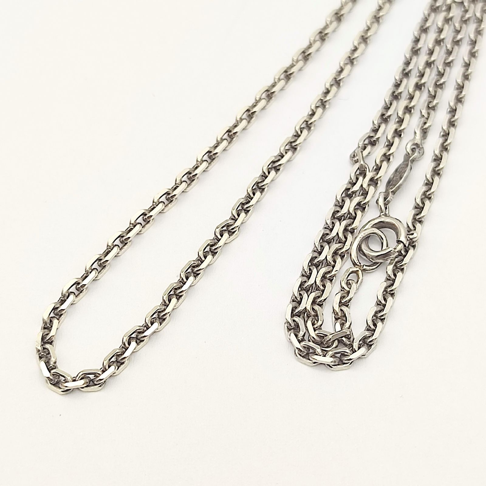 美品】HERMES エルメス チェーンネックレス SILVER シルバー925 50 