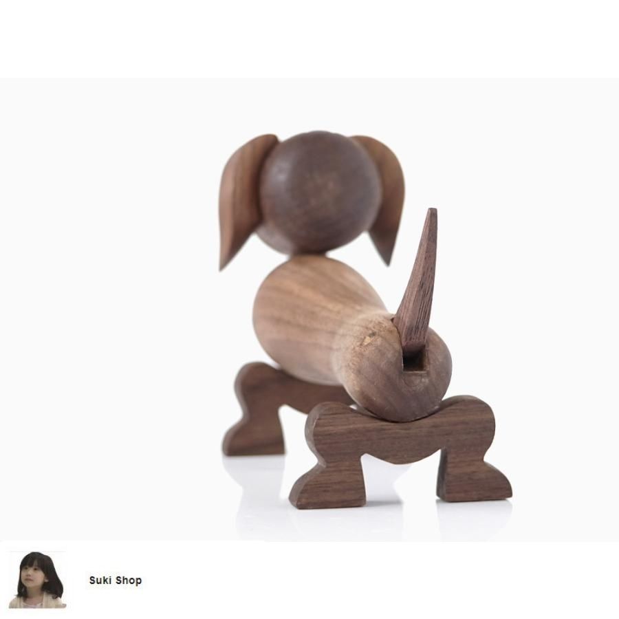 新しい未使用 カイ・ボイスン ドッグ 木製玩具 ダックスフント