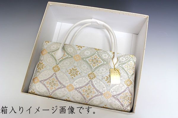 新品未使用 ！！特別セール！！京都 西陣 正絹 帯使用 利休バッグ24123 - メルカリ