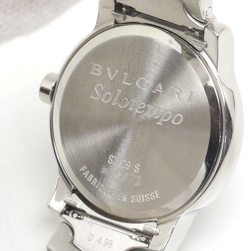 稼働品 BVLGARI ブルガリ ソロテンポ ST29S 白文字盤 ブルガリ BVLGARI ソロテンポ ST29S 白文字盤 レディース - メルカリ