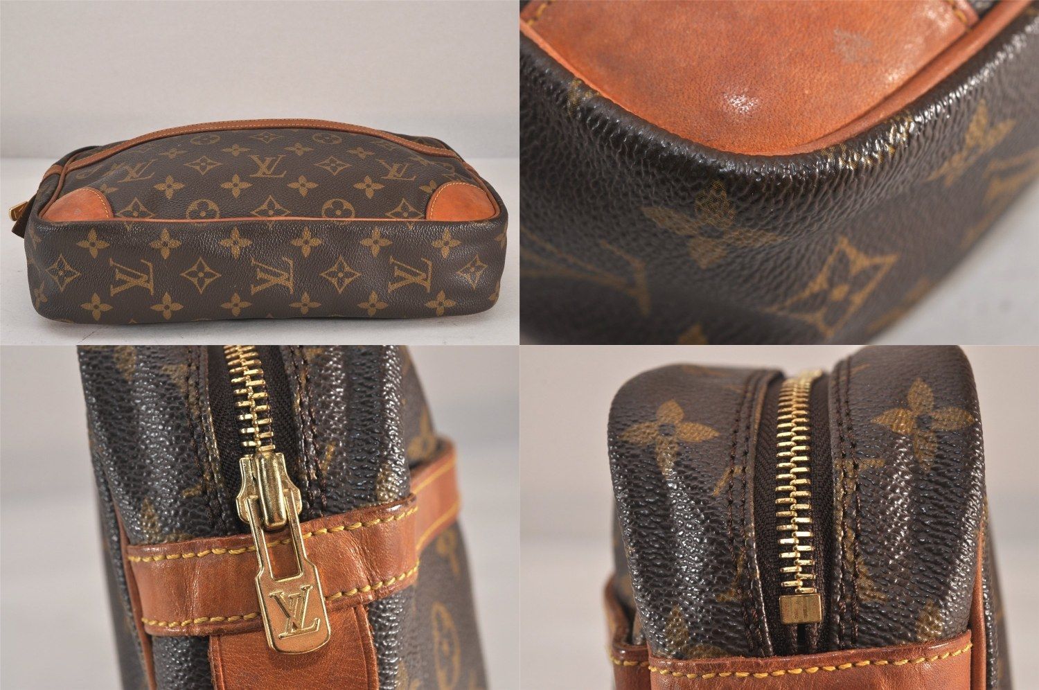 ルイヴィトン VUITTON 中古] LOUIS VUITTON ルイヴィトンルーピング茶色モノグラムキャンバスAB