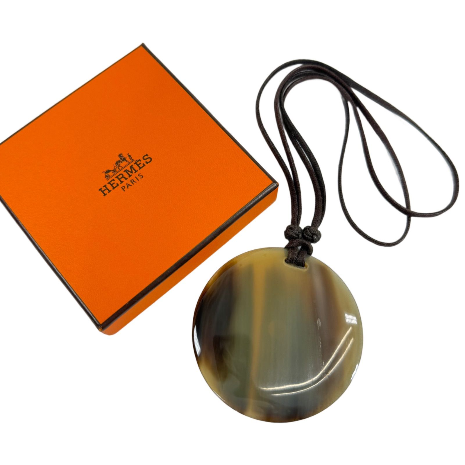 HERMES ミニマル バッファローホーン ネックレス ペンダント レディース 楽天市場】HERMES エルメス ネックレス H EQUIPE エキップ