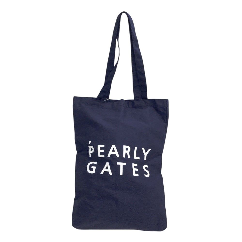 PEARLY GATES トートバッグ 紺　美品 PEARLY GATES ゴルフ用バッグ（色：ネイビー系）｜ゴルフ