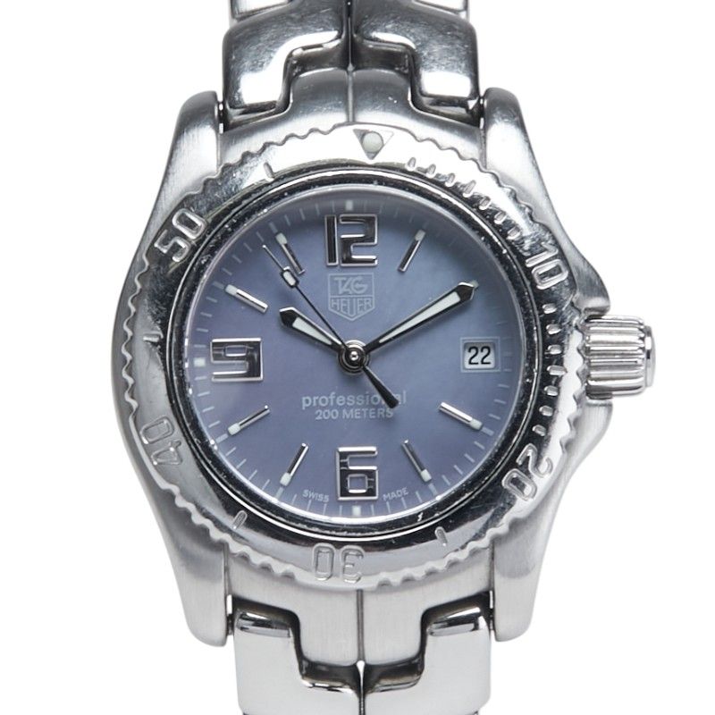 タグ・ホイヤー　レディース　TAG HEUER　WT141E　シェル文字盤 タグホイヤー リンク シェル文字盤 WT141E ステンレススチール
