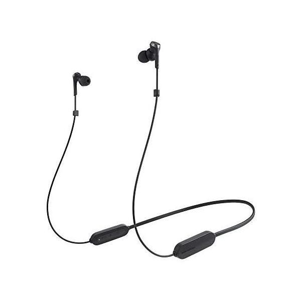 audio-technica SOLID BASS ワイヤレスイヤホン 重低音 防滴仕様 最大約20時間連続再生 ブラック ATH-CKS330XBT