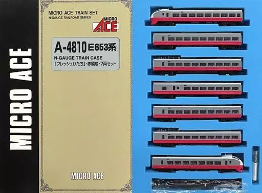 鉄道模型　1/150 E653系フレッシュヒタチ・赤編成7両セット [A4810] 中古】鉄道模型 1/150 E653系フレッシュヒタチ・赤編成7両セット