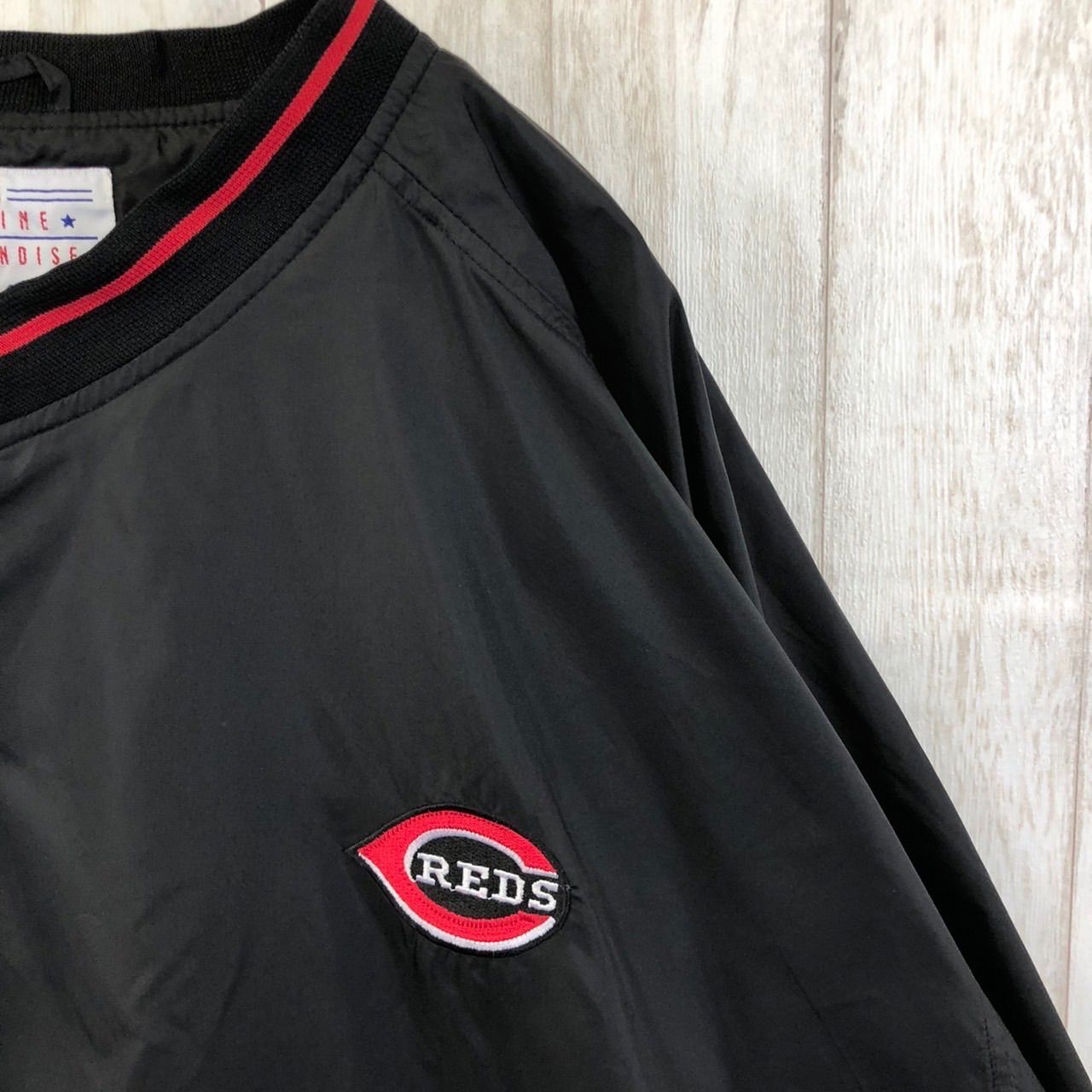 Majestic マジェスティック MLB シンシナティ レッズ REDS 刺繍ロゴ