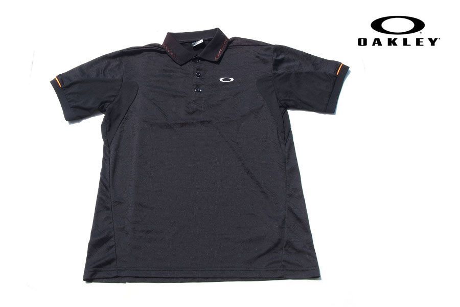 【未着用】OAKLEY メンズ 半袖ポロシャツ サイズM タグ付き 未着用】OAKLEY メンズ 半袖ポロシャツ サイズM タグ付き 未着用
