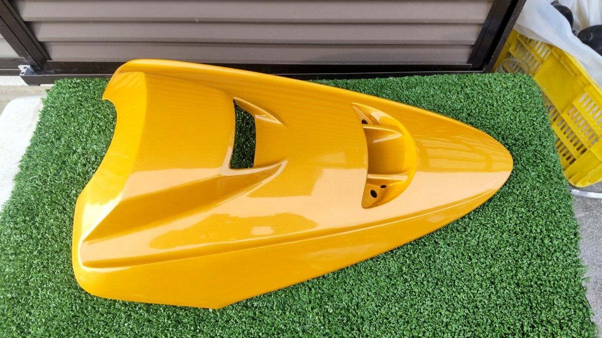 ゴールド色メタリック系 スーパージョグZR 3YK 純正フロントカバー フロントカウル JOG