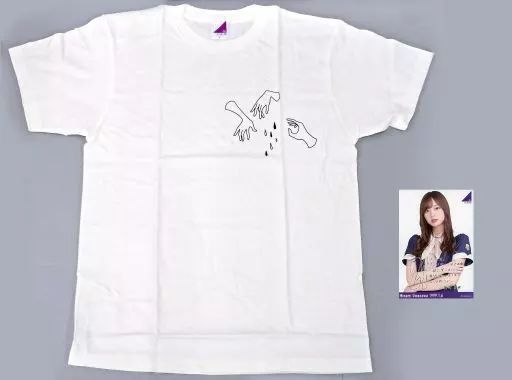 乃木坂46 梅澤美波　激レア　オリジナルフォトTシャツ ホワイト　未使用 乃木坂46 梅澤美波 激レア オリジナルフォトTシャツ ホワイト 未