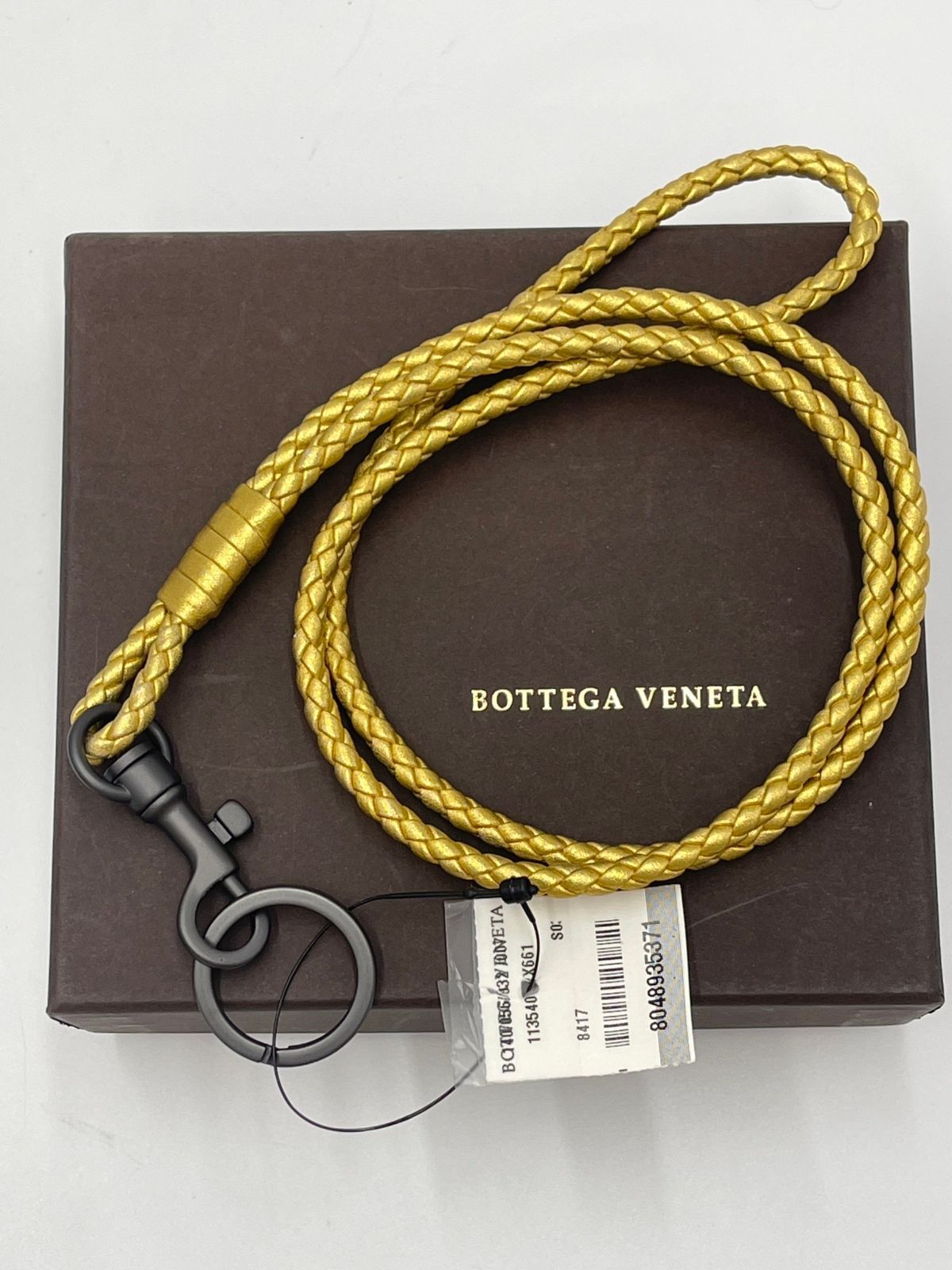 ボッテガヴェネタ イントレチャート ネックストラップ BottegaVeneta