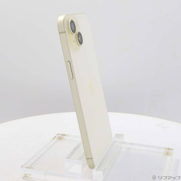 中古品〕 iPhone15 Plus 128GB イエロー MU0A3J／A SIMフリー
