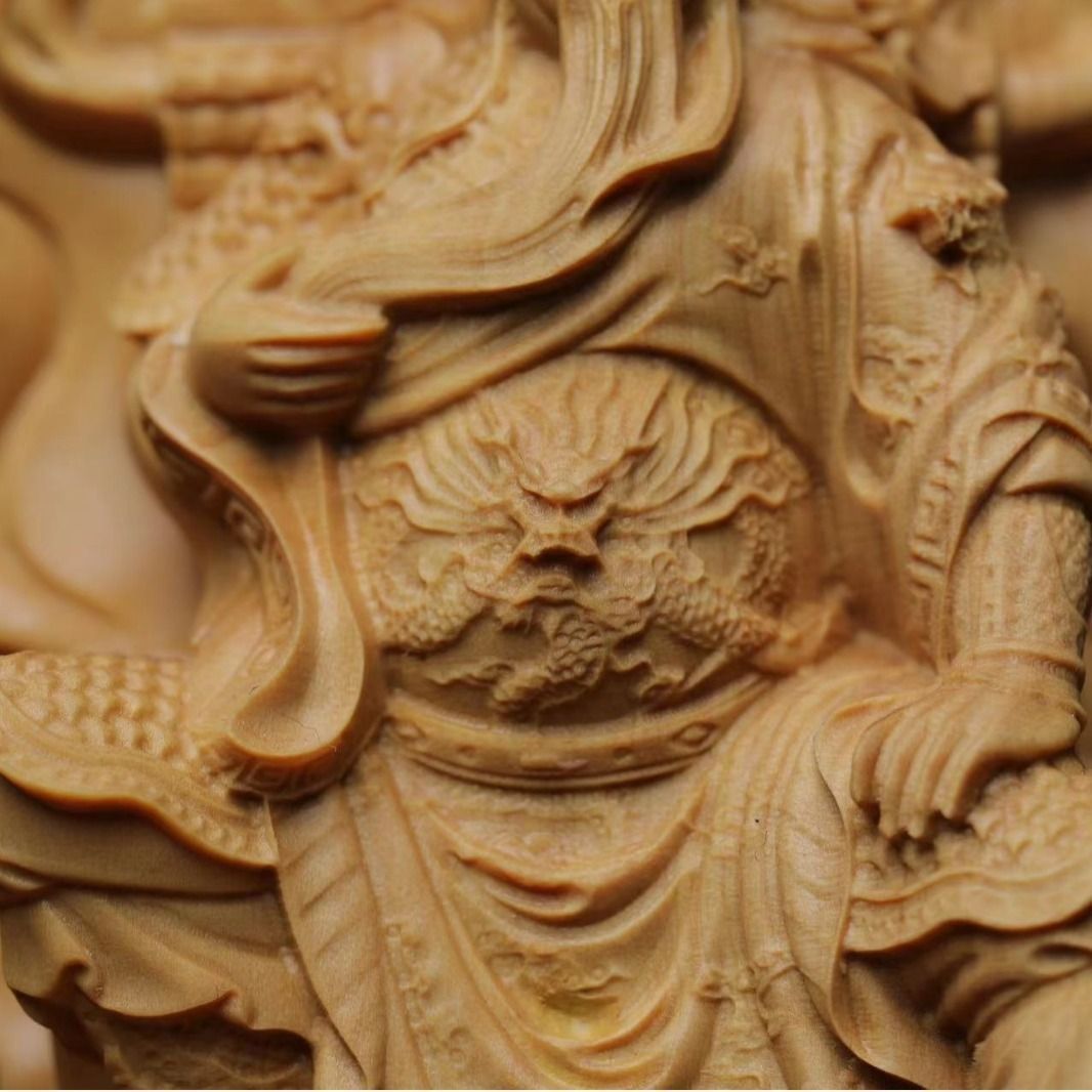 関羽像 武士像 関羽雲長 三国志 置物 オブジェ 縁起物 風水 幸運