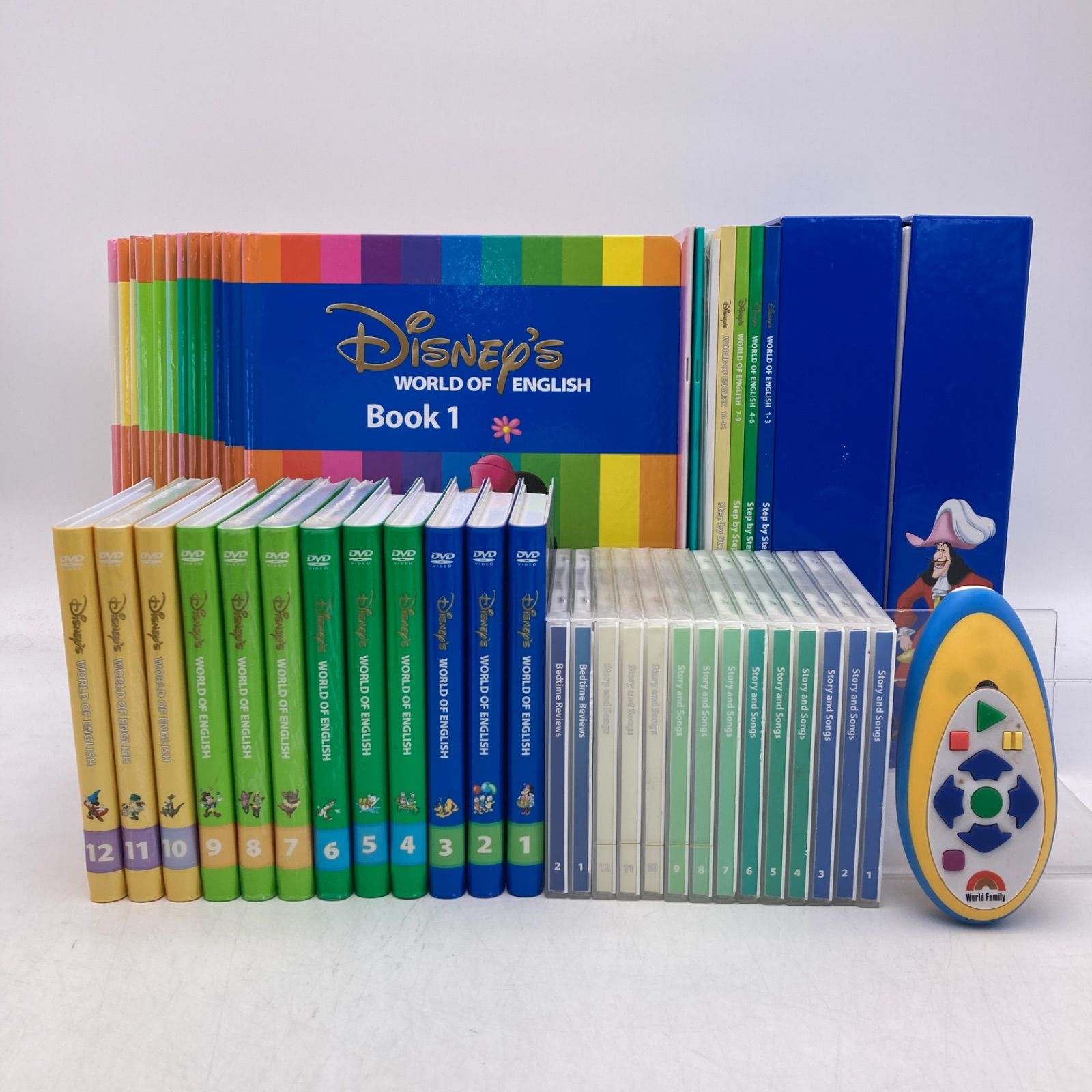 2016年 メインプログラムセット 絵本 CD DVD24枚 新子役 字幕あり ディズニー英語システム DWE Disney ワールドファミリー 505621