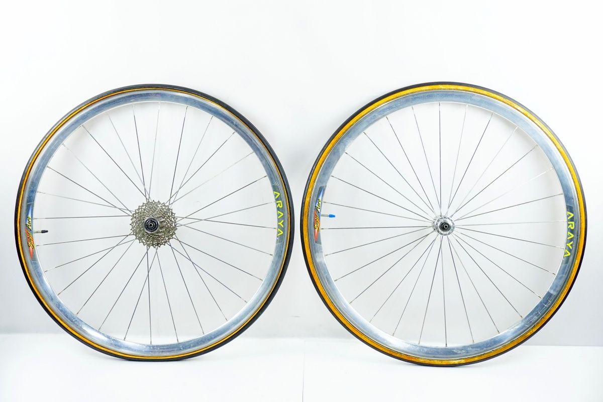 ARAYA 「アラヤ」 SUPER AERO リム SHIMANO 600 ハブ シマノ10速