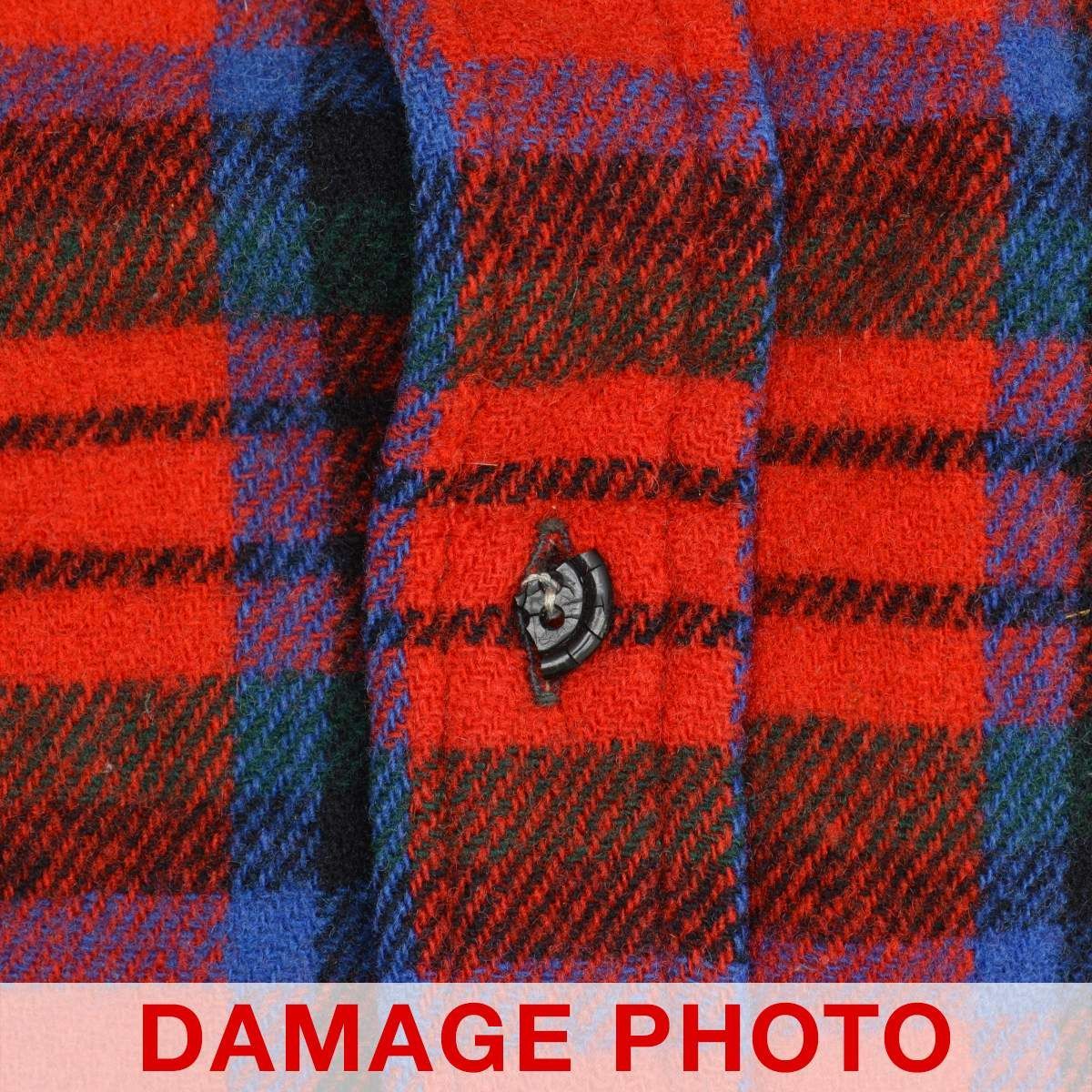 McGREGOR】40s 筆記体タグ マチ付 チェック柄ウール長袖シャツ - メルカリ