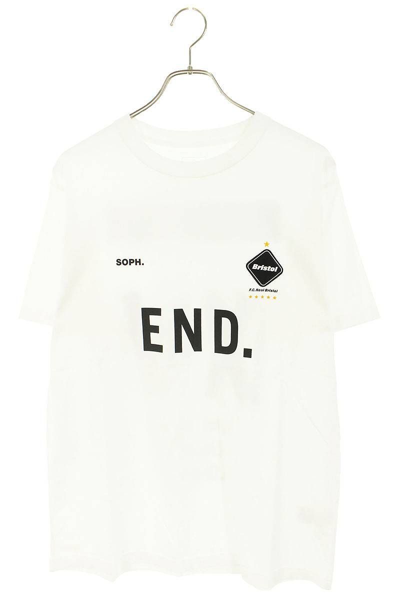 エフシーアールビー FCRB-202117 ×END. ロゴプリントTシャツ メンズ M