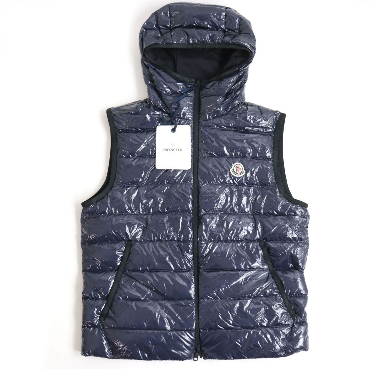 未使用品◇21SS MONCLER モンクレール LAPPE GILET ロゴワッペン 