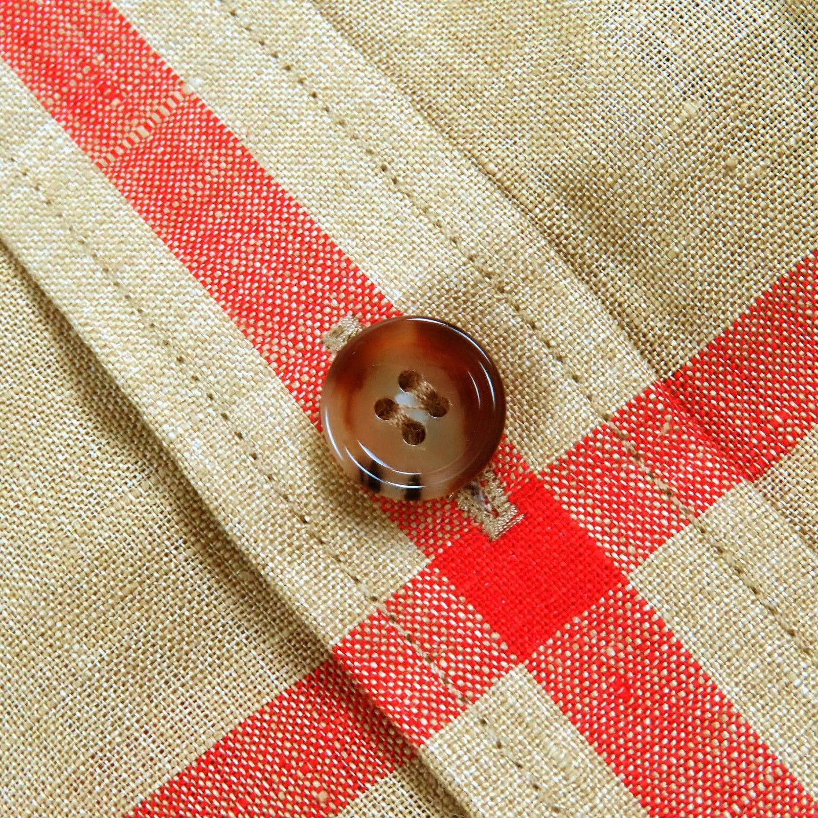 未使用品BURBERRY バーバリー 8051073 リネン100% ノバチェック 未使用品BURBERRY バーバリー 8051073 リネン100% ノバチェック