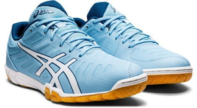 asics アシックス ATTACK EXCOUNTER 2 ARCTIC SKY/WHITE 25 1073A002 403 | スポーツ スポーツ用品 グッズ ツール 雑貨 靴 シューズ 25センチ レディース メンズ フットワーク 卓球 軽量 スカイ 白