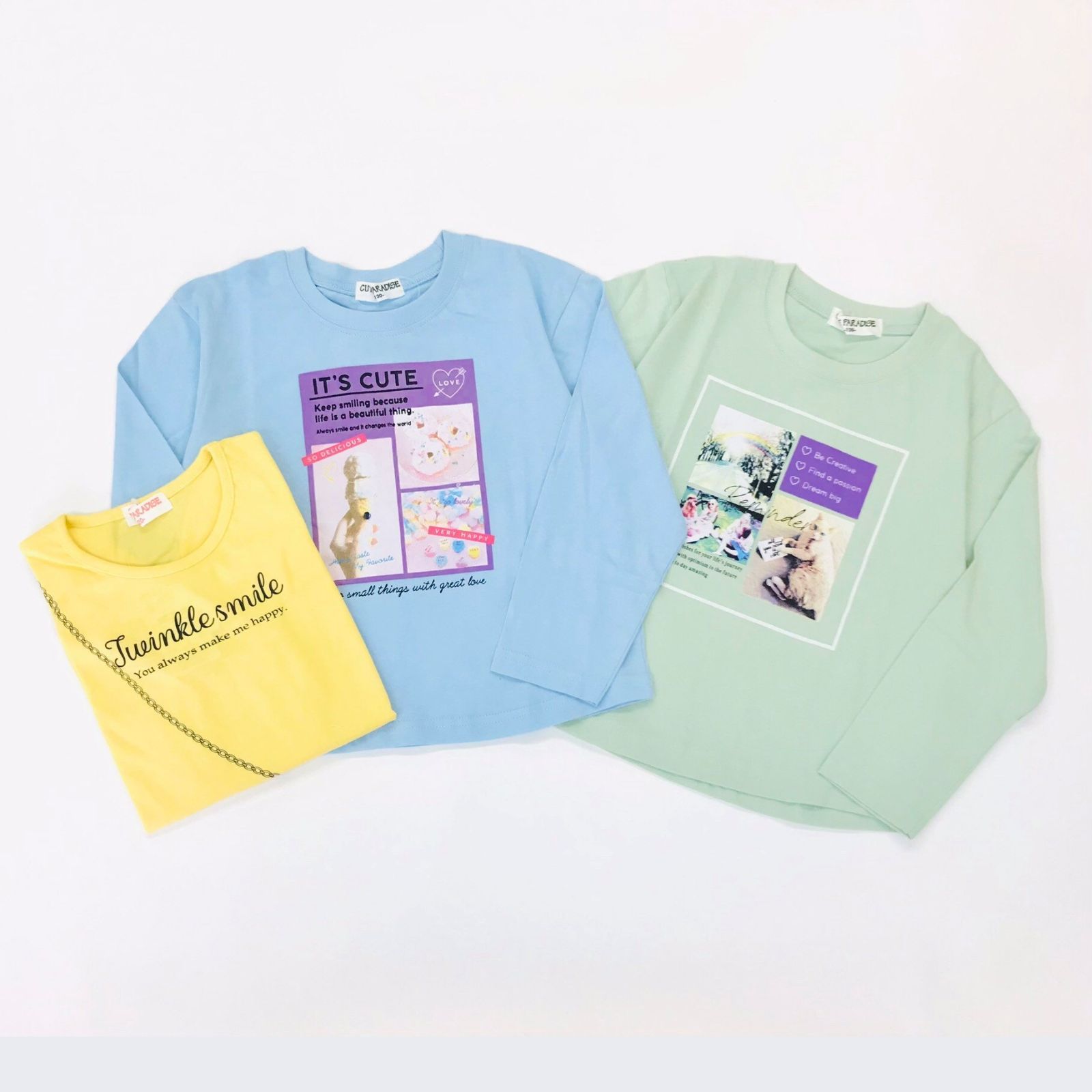 子供服 女の子 長袖 Tシャツ セット まとめ売り 新品 ロンT