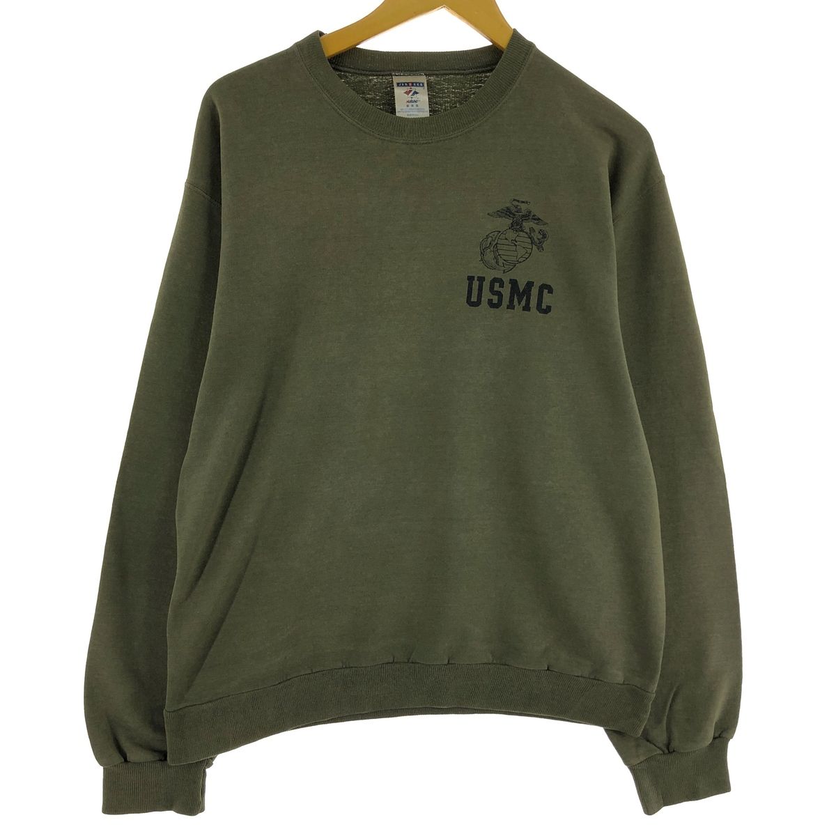 古着 90年代 ジャージーズ Jerzees USMC アメリカ海兵隊 スウェットシャツ トレーナー USA製 メンズM相当 ヴィンテージ/eaa439812
