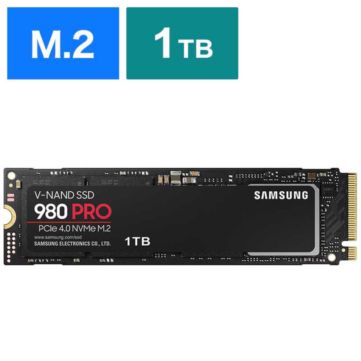 SAMSUNG 内蔵SSD 980 PRO MZ-V8P1T0B/IT - メルカリ
