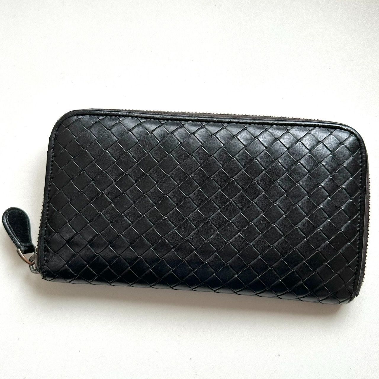 ボッテガヴェネタ BOTTEGA VENETA 長財布 イントレチャート ブラック 
