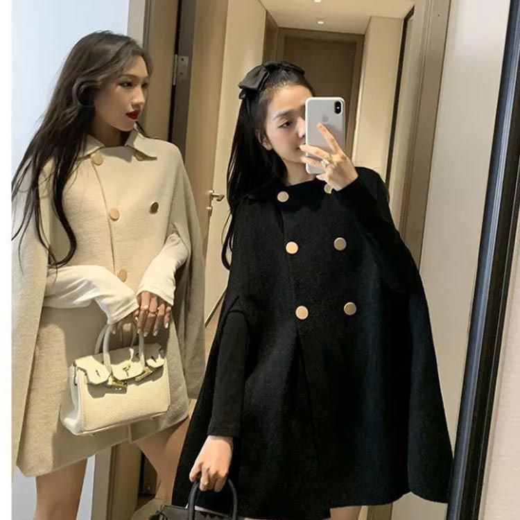 【GUCCI】ケープスリーブハーフコート マント 上品コート GUCCI(グッチ) ポンチョ・ケープ(レディース) - 海外通販のBUYMA