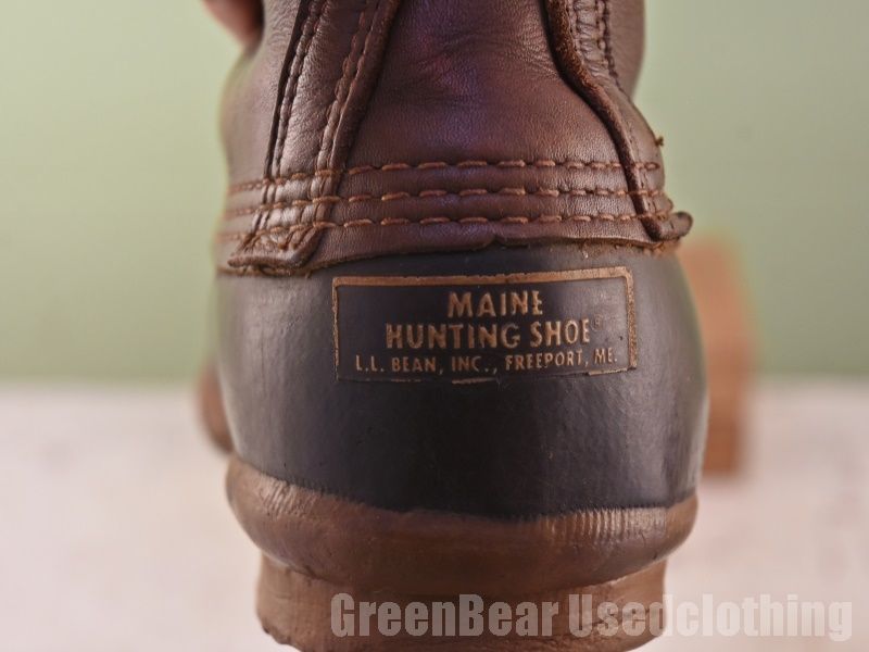 USA製 L.L.ビーン ビンテージ ビーンブーツ 良い味 茶 ブラウン メンズ  