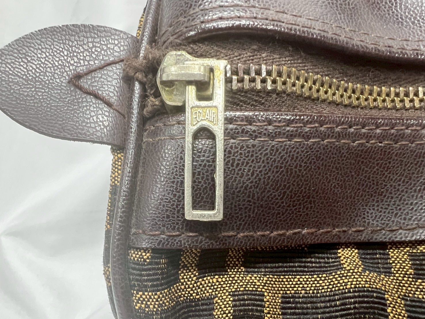 美品　FENDI フェンディ　超大容量ボストンバッグ　旅行かばん　ズッカ柄 Yahoo!オークション -「フェンディ ズッカ柄」(ボストンバッグ