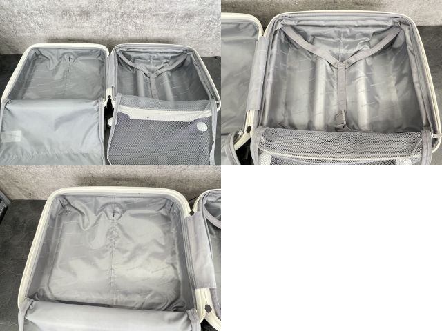 キャリーケース SWISS MILITARY スイスミリタリー スーツケース 18インチ 旅行バッグ クリーム系 ダイヤルロック 514154 DECORATOM_COM_BR