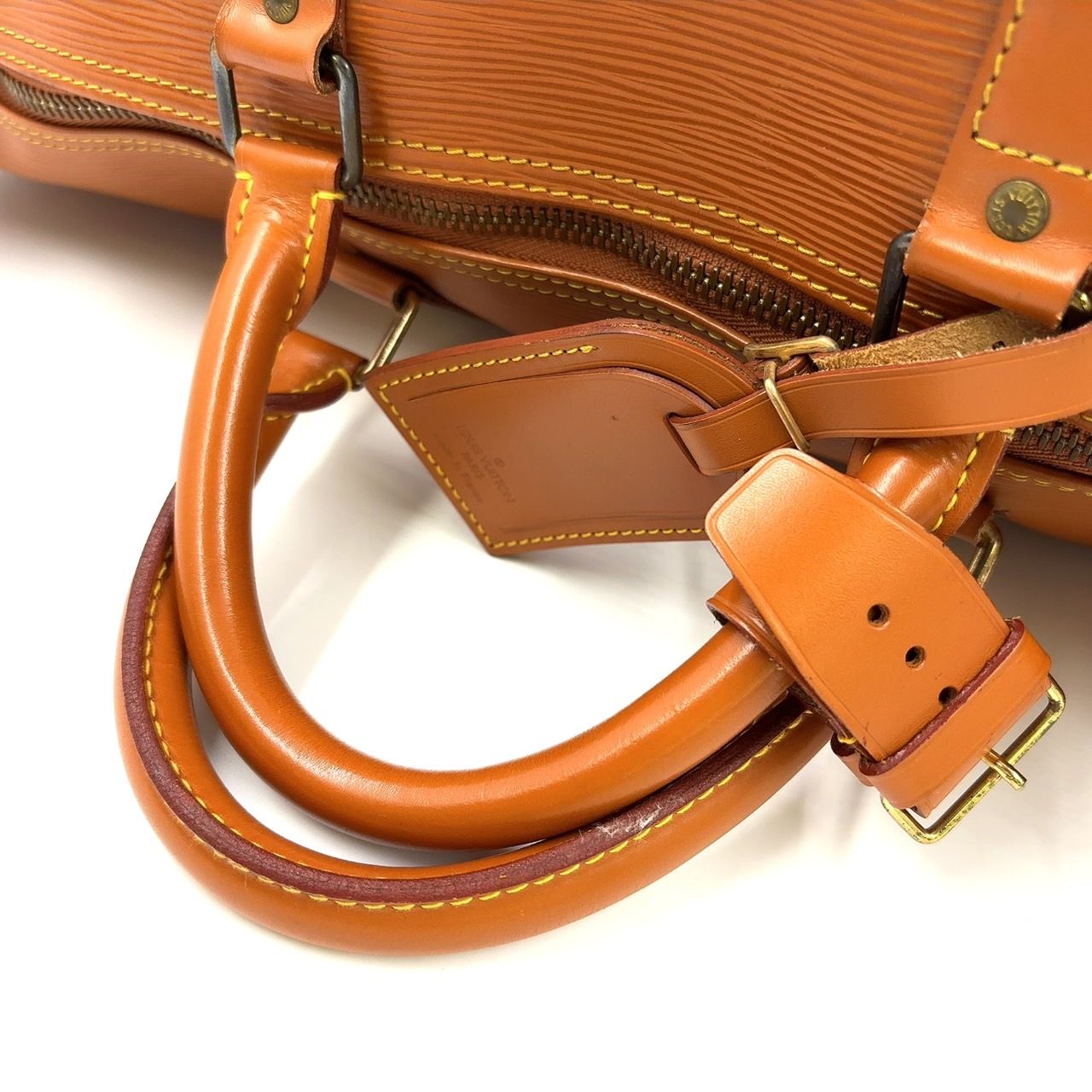 LOUIS VUITTON キーポル55 エピ エピ ジパングゴールド レザー