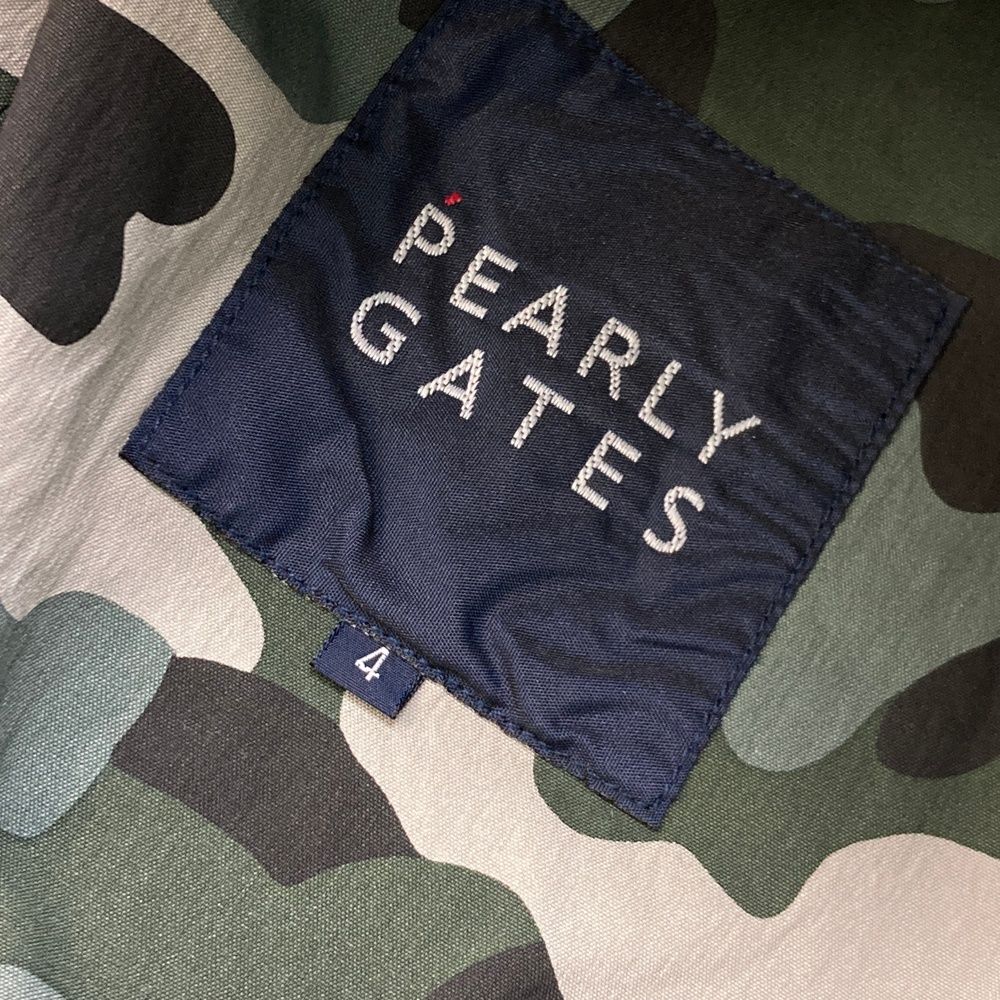 ★☆美品☆★パーリーゲイツ PEARLY GATES　迷彩柄　ニットジャケット PEARLY GATES 迷彩柄ジャケット サイズ4 2024SS パーリーゲイツ