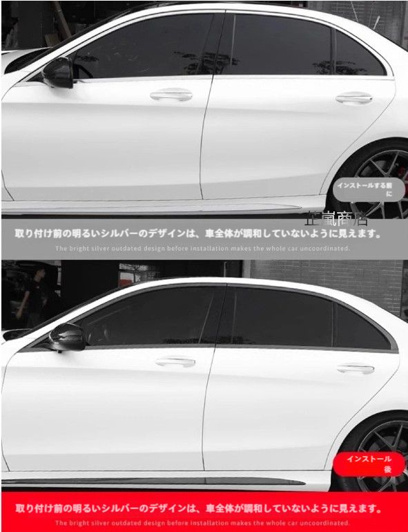 ベンツ Cクラス W205 2015y〜21y サイド ドアウィンドウ