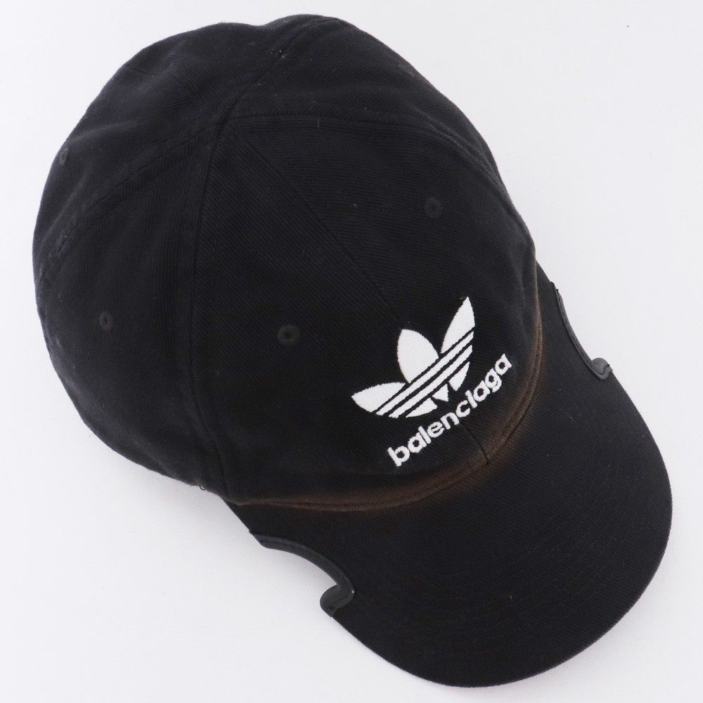 BALENCIAGA × ADIDAS ロゴベースボールキャップ Lサイズ