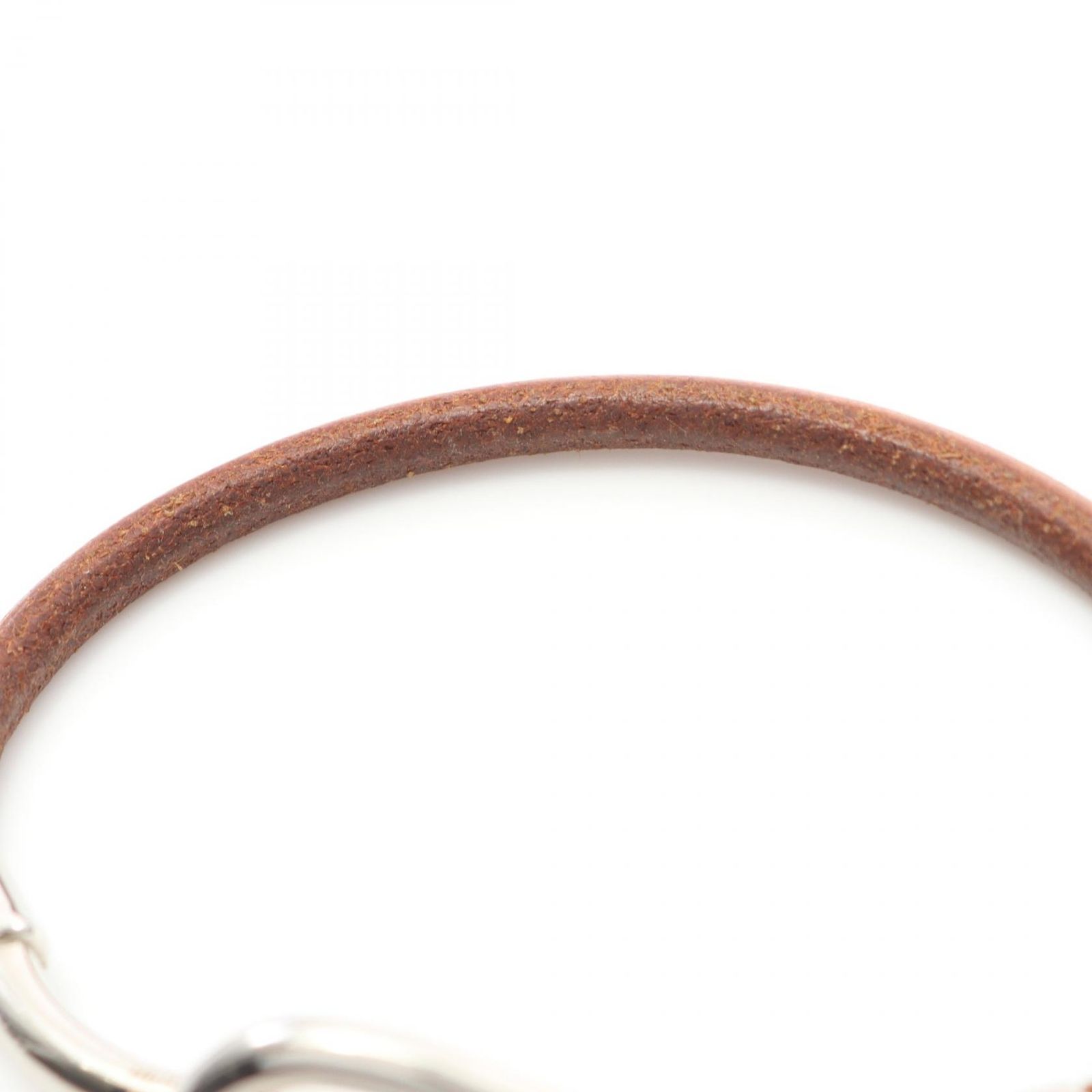 エルメス ジャンボ ステンレススチール レザー ブレスレット HERMES - エルメス HERMES ジャンボ ブレスレット アクセサリー