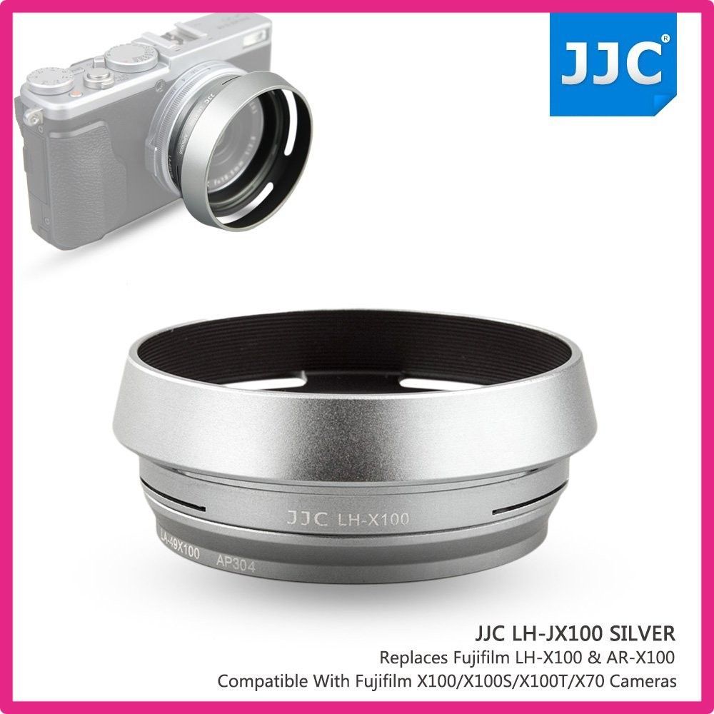 FUJIFILM LH-X100 Silver 富士フィルム 純正レンズフード/シルバー (X100シリーズ用) ［新品同様の美品］ 富士フイルム FUJIFILM デジタルカメラ X100Ⅵ シルバー X100Ⅵ-S