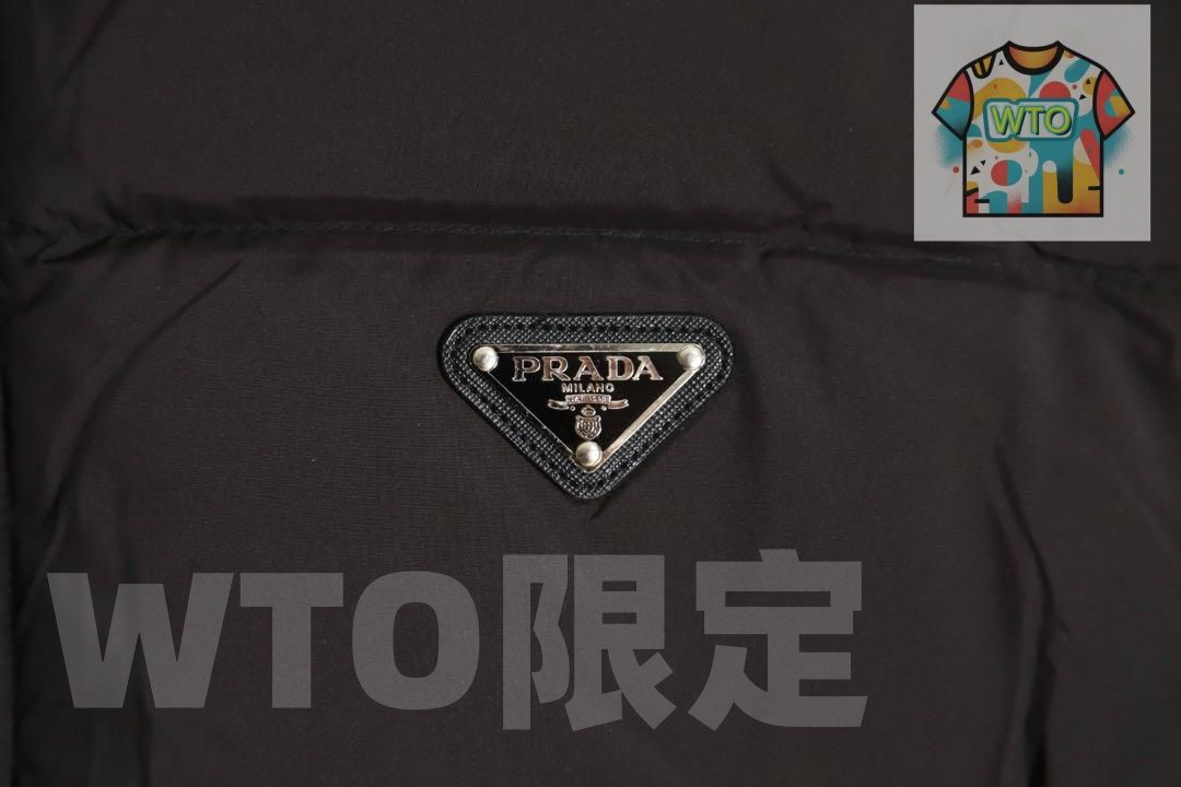 PRADA ダウンジャケット クロップド丈 黒｜本日限定WTO｜新品未