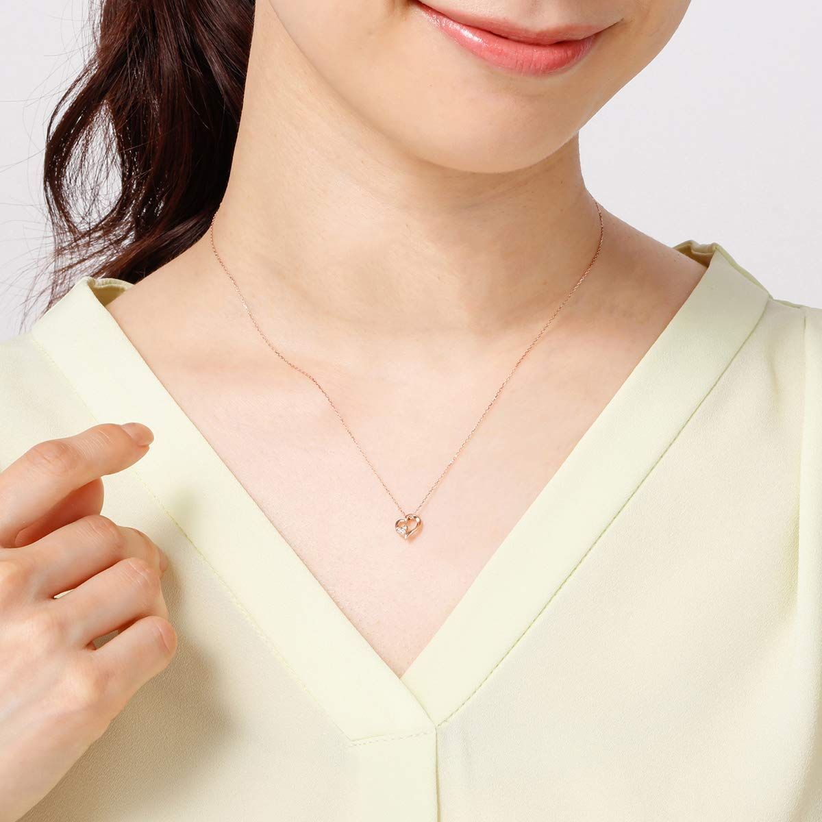 canal4℃(カナルヨンドシー)K10ピンクゴールド(PG)ネックレス ダイヤ Shining shop メルカリ