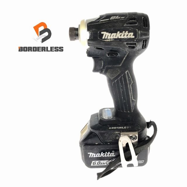 ☆中古品☆makita マキタ 18V 充電式インパクトドライバー TD172D 黒 ☆中古品☆makita マキタ 18V 充電式インパクトドライバー TD172D 黒