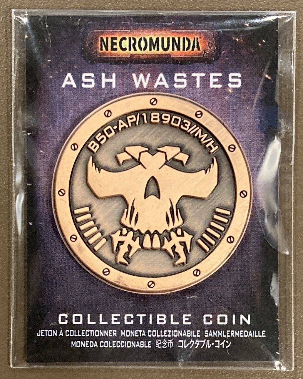 GAMES WORKSHOP WARHAMMER 40000 ASH WASTES/コレクタブルコイン　