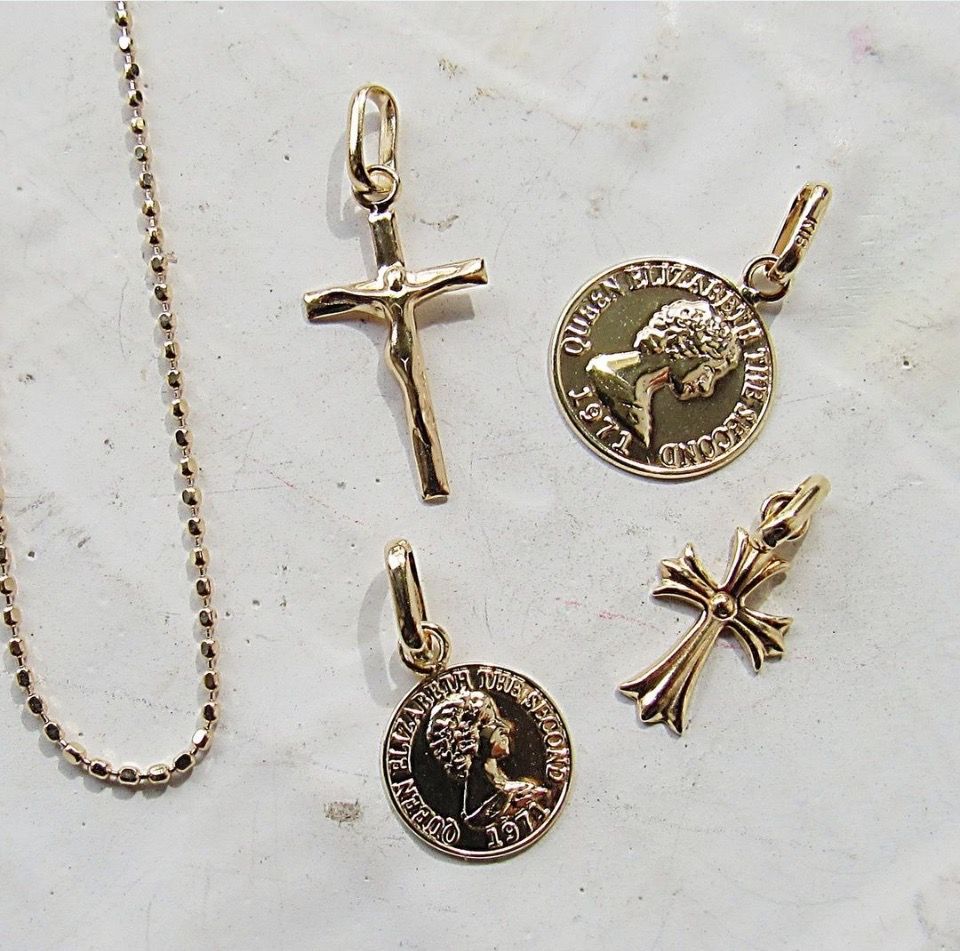 K18 18K 18金 クロス ネックレス トップ 刻印 刻印あり 本物 新品